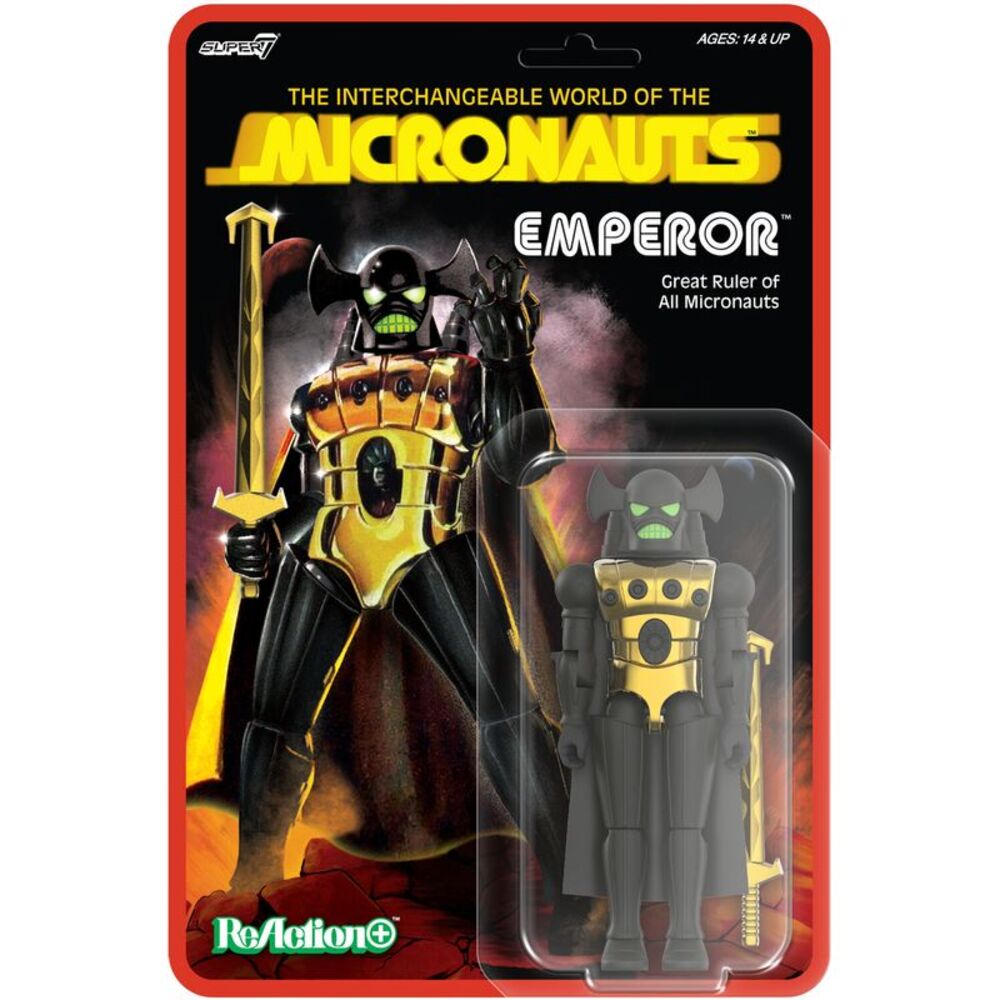 Super7 - Micronauts - ReAction+ Wv3 - Emperor  COLLECTIBLES